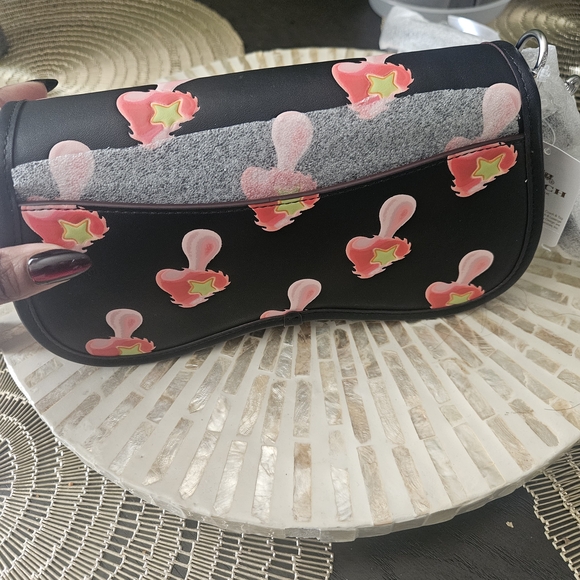 🍄BNWT Coachtopia Wavy Dinky Bag – Mushroom Print 🍄 - Picture 8 of 12